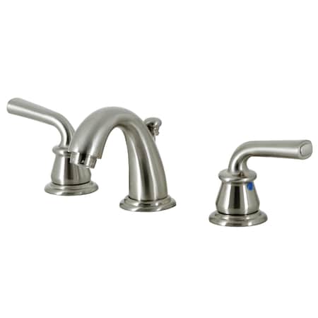 Kingston Brass Widespread Bathroom Faucet with Pop-Up Drain, Brushed Nickel KB918RXL